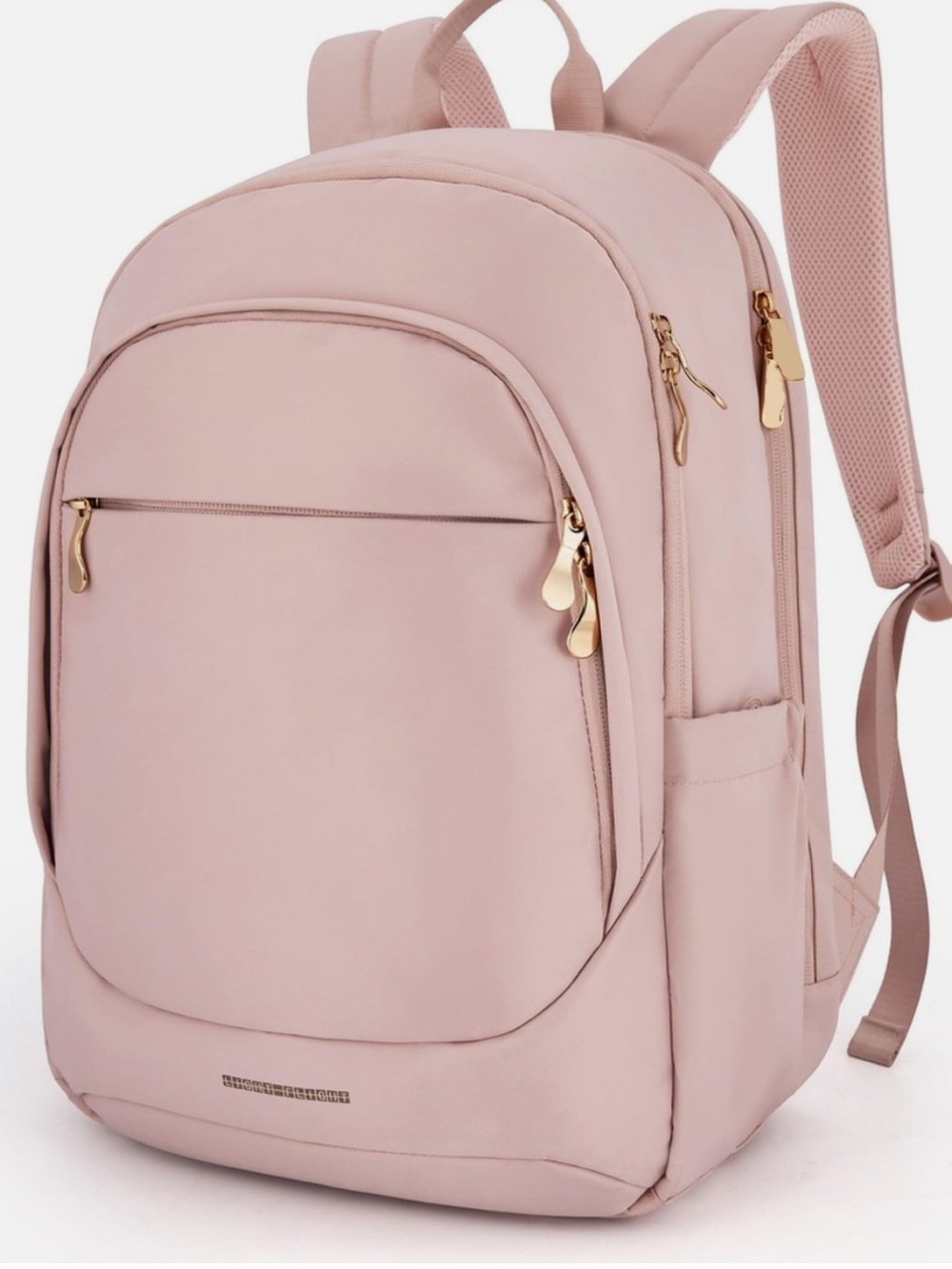 Everyday Blush Pink Backpack with Gold Hardware